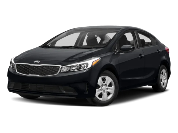 Black Kia Forte Car PNG Transparent Background