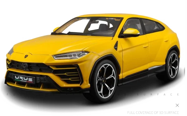 Yellow Lamborghini Urus SUV PNG Transparent