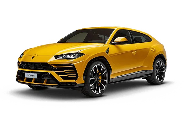 Yellow Lamborghini Urus Luxury SUV PNG