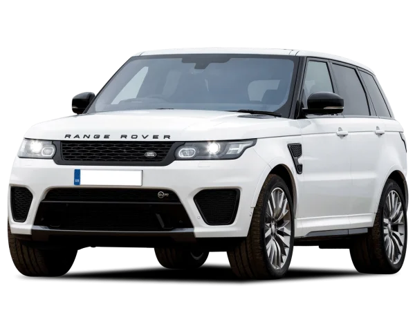 White Range Rover Sport PNG Transparent Background