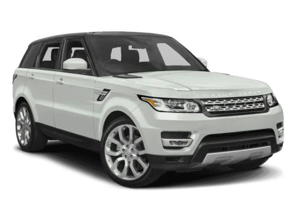 White Range Rover Sport PNG Transparent Background