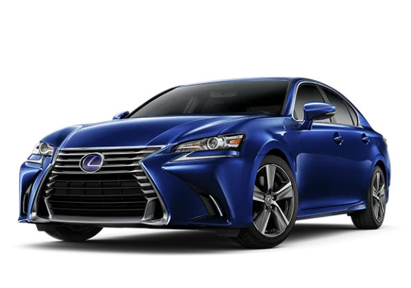 Blue Lexus GS Sedan PNG Transparent Background
