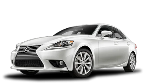 White Lexus Car PNG Transparent Background