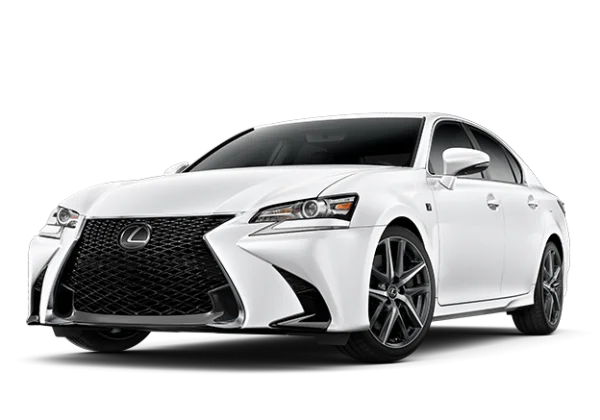 White Lexus Sedan Car Transparent PNG