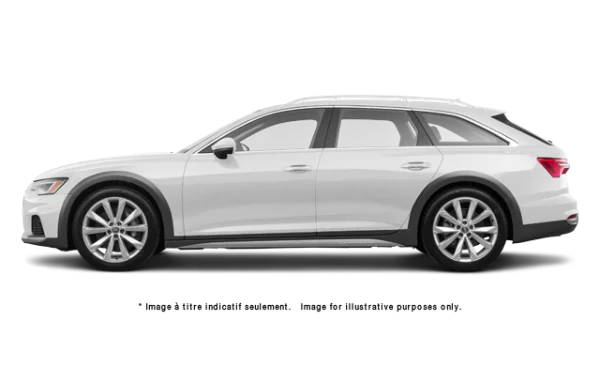 White Audi A6 Allroad Wagon Car PNG