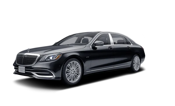 Black Mercedes-Maybach S-Class PNG Transparent