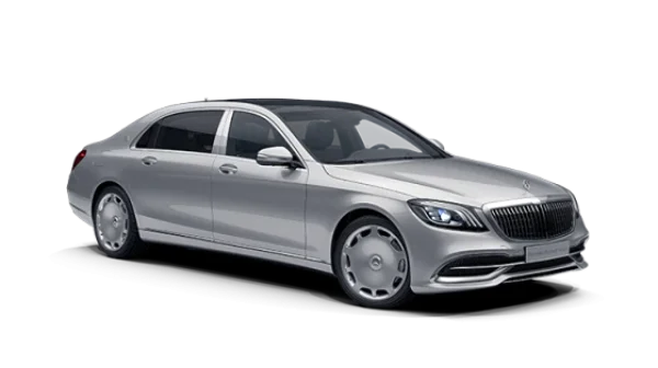 Silver Mercedes-Maybach S-Class PNG Transparent
