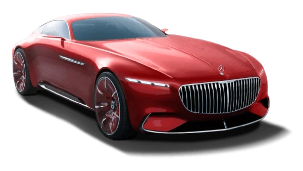 Red Luxury Concept Car PNG Transparent Background