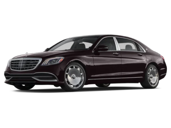 Luxury Maybach S-Class Sedan PNG Transparent Background