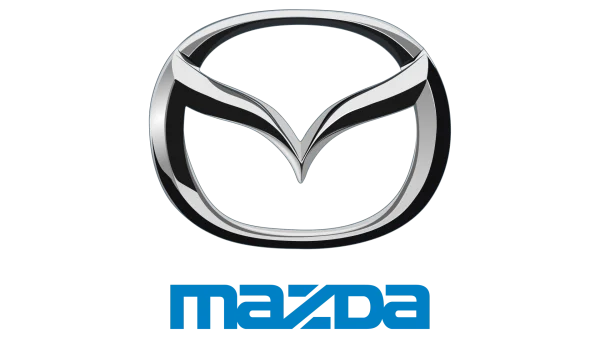 Mazda Logo with Text PNG Transparent Background