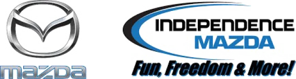 Mazda Logo and Independence Mazda Dealership Emblem PNG