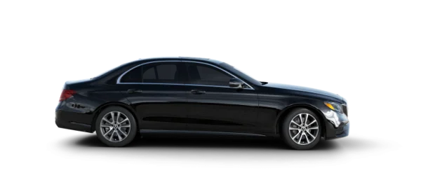 Black Mercedes-Benz E-Class Car PNG Transparent Background