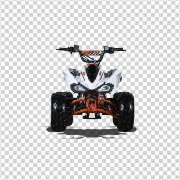 White Kayo ATV Quad Bike Transparent PNG