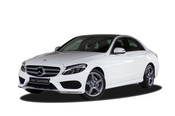 White Mercedes-Benz Car PNG Transparent Background