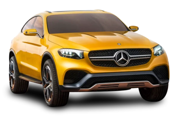 Yellow Mercedes-Benz SUV PNG Transparent Background