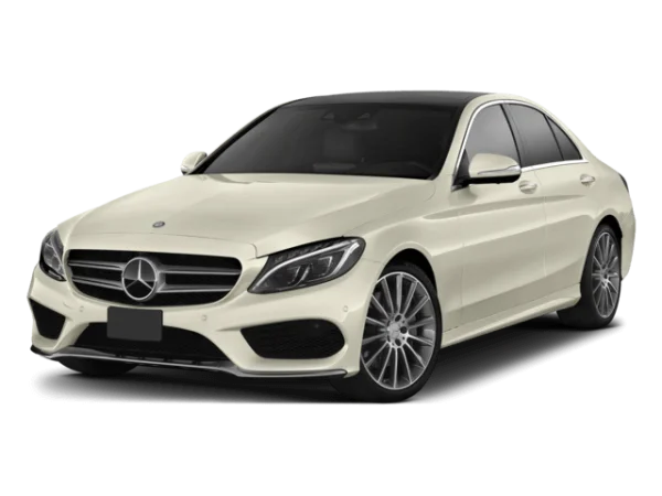 Cream Mercedes-Benz C-Class Car PNG
