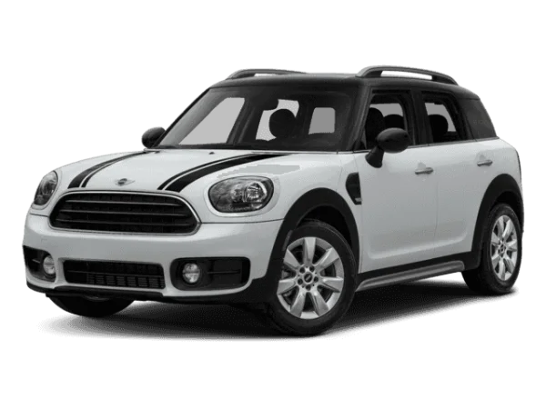 White Mini Countryman Car PNG Transparent Background