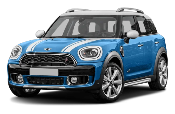 Blue Mini Cooper Countryman PNG Transparent Background