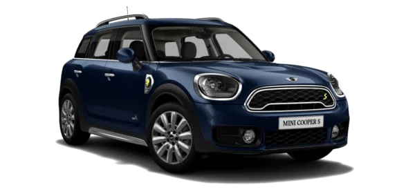 Dark Blue Mini Cooper S Countryman PNG Transparent Background