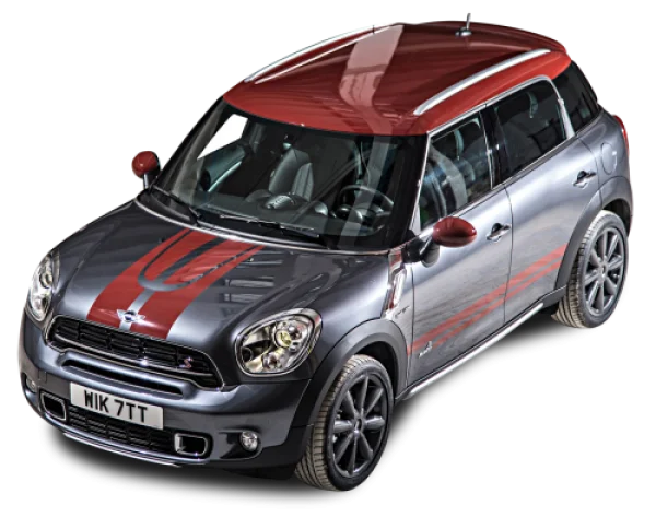 Mini Cooper Countryman Gray Red Roof PNG