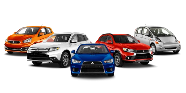 Mitsubishi Car Models Group PNG Transparent