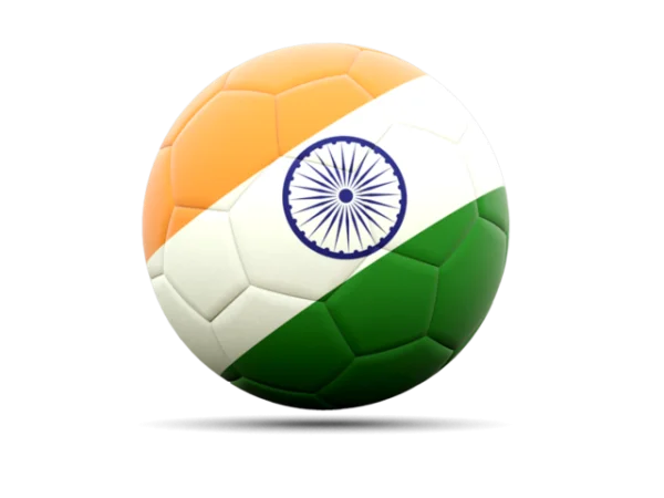 Indian Flag Soccer Ball PNG Transparent