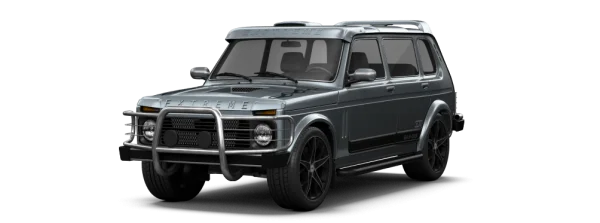 Extreme Grey Off-Road SUV PNG Transparent Background