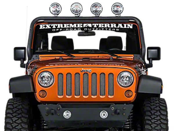 Orange Jeep Wrangler Off-Road PNG