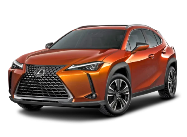 Orange Lexus UX SUV Transparent PNG