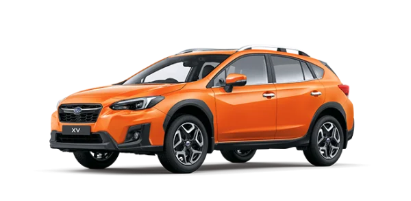 Orange Subaru XV PNG Transparent Background