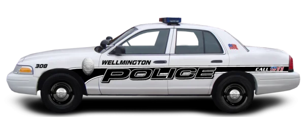 Wellington Police Car PNG Transparent Background