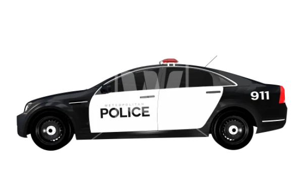 Metropolitan Police Car PNG Transparent Background