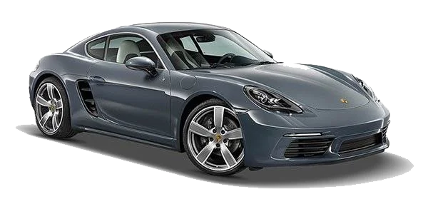 Grey Porsche 718 Cayman Sports Car PNG