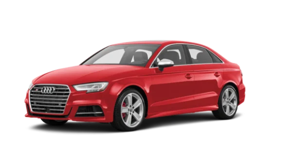 Red Audi S3 Sedan PNG Transparent Background