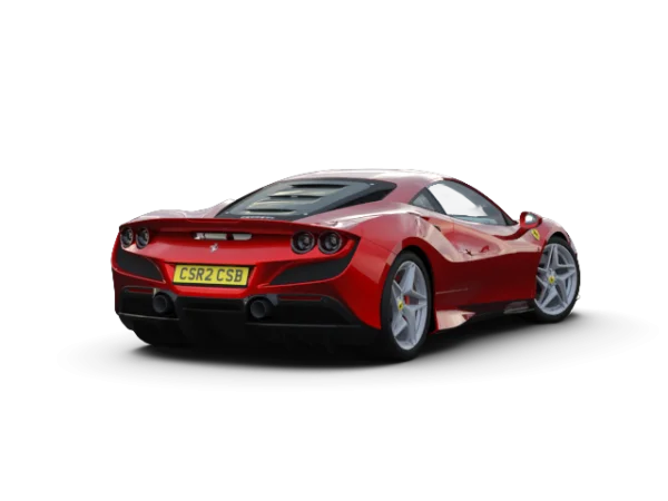 Red Ferrari Sports Car PNG Transparent Background