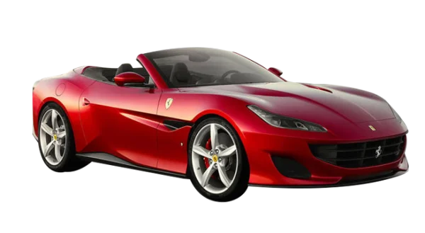 Red Ferrari Convertible Sports Car PNG Transparent
