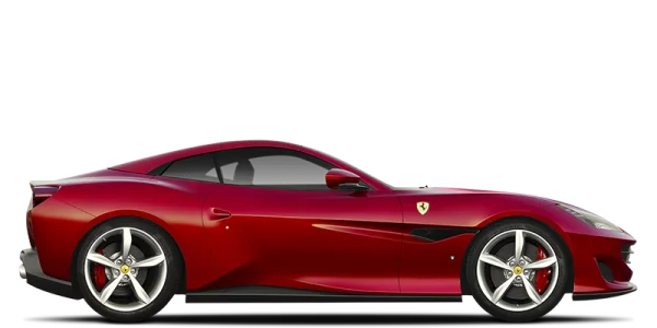 Red Ferrari Sports Car PNG Transparent Background