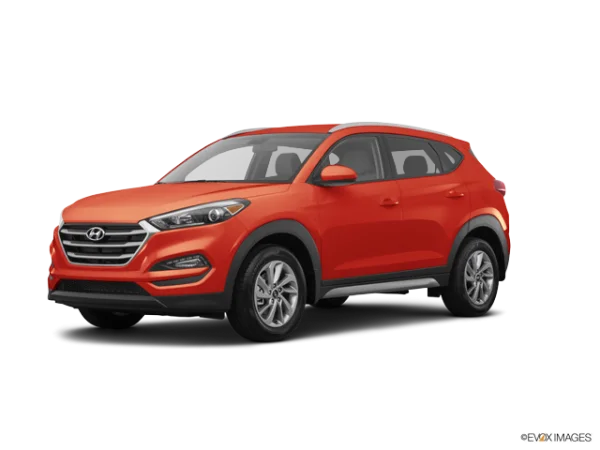 Orange Hyundai Tucson SUV PNG Transparent