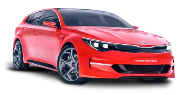 Red Kia Sportspace Concept Car PNG Transparent