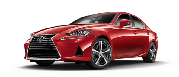 Red Lexus Car PNG Transparent Background