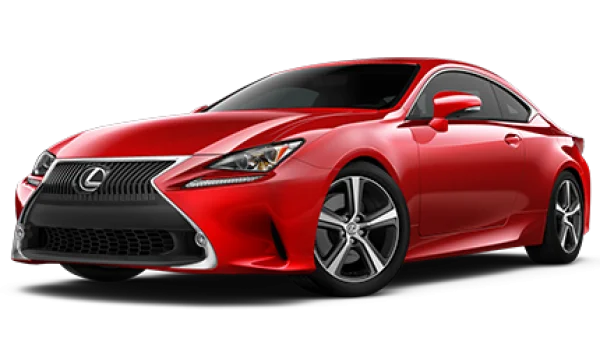 Red Lexus Coupe PNG Transparent Background