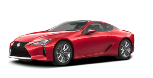 Red Lexus LC 500 Coupe PNG Transparent Background