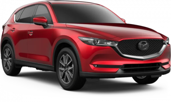 Red Mazda CX-5 SUV PNG Transparent Background