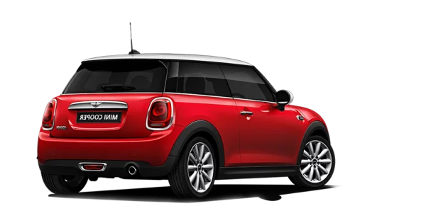 Red Mini Cooper Car PNG Transparent Background