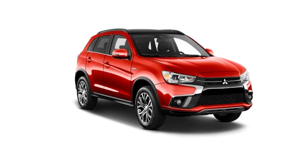 Red Mitsubishi Outlander Sport PNG Transparent Background