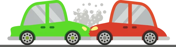 Cartoon Car Crash PNG Transparent Background