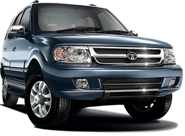 Blue Tata Safari SUV PNG Transparent Background