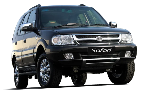 Black Tata Safari SUV PNG Transparent Background
