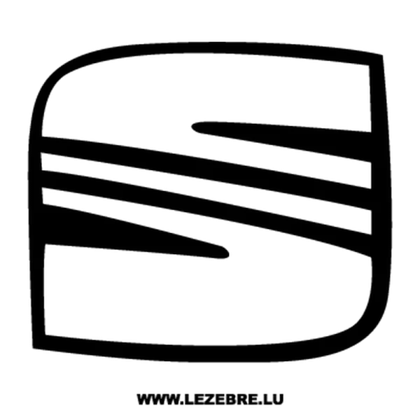 SEAT Logo Outline PNG Transparent Background
