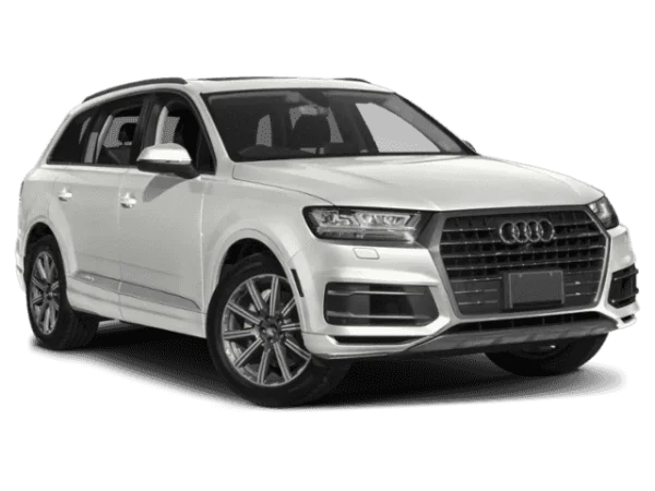 White Audi SUV Transparent PNG Image